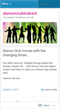 Mobile Screenshot of danceclubhobart.wordpress.com