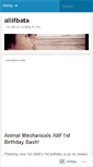 Mobile Screenshot of aliifbata.wordpress.com