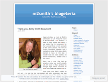 Tablet Screenshot of m2smith.wordpress.com