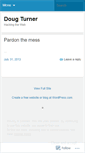 Mobile Screenshot of dougturner.wordpress.com