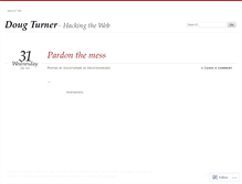 Tablet Screenshot of dougturner.wordpress.com