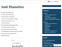 Tablet Screenshot of antidianetics.wordpress.com