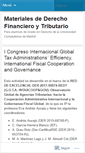 Mobile Screenshot of derechofinancieroytributario.wordpress.com