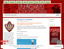 Tablet Screenshot of freshgfx.wordpress.com