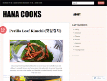 Tablet Screenshot of hungryhana.wordpress.com
