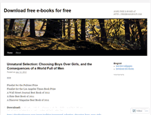 Tablet Screenshot of freebooks4download.wordpress.com