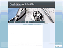 Tablet Screenshot of praxisdralles.wordpress.com