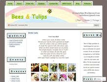 Tablet Screenshot of beesntulips.wordpress.com