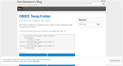 Desktop Screenshot of dorisemenov.wordpress.com