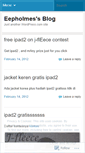 Mobile Screenshot of eepholmes.wordpress.com