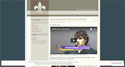 Desktop Screenshot of brandonfrancis.wordpress.com