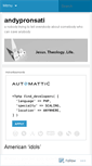 Mobile Screenshot of andypronsati.wordpress.com