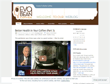 Tablet Screenshot of evobean.wordpress.com