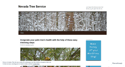 Desktop Screenshot of nevadatreeservice.wordpress.com