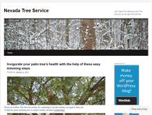 Tablet Screenshot of nevadatreeservice.wordpress.com