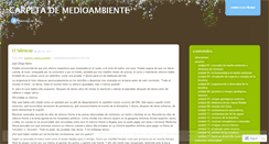 Desktop Screenshot of carpetademedioambiente.wordpress.com