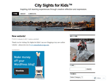 Tablet Screenshot of citysightsforkids.wordpress.com