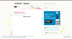 Desktop Screenshot of ebookbaazar.wordpress.com