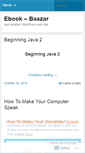 Mobile Screenshot of ebookbaazar.wordpress.com