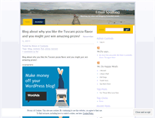 Tablet Screenshot of emailspotting.wordpress.com