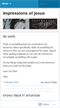 Mobile Screenshot of impressionsofjesus.wordpress.com