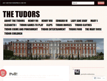 Tablet Screenshot of learningthetudors.wordpress.com