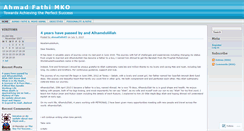 Desktop Screenshot of afathi.wordpress.com