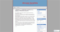 Desktop Screenshot of abruzzosocialista.wordpress.com