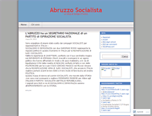 Tablet Screenshot of abruzzosocialista.wordpress.com