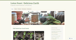 Desktop Screenshot of deliciousearth.wordpress.com