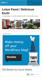 Mobile Screenshot of deliciousearth.wordpress.com