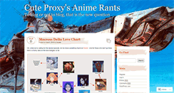 Desktop Screenshot of cuteproxy.wordpress.com