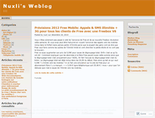 Tablet Screenshot of nuxli.wordpress.com