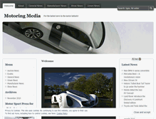 Tablet Screenshot of motoringmedia.wordpress.com