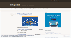 Desktop Screenshot of isolaquassud.wordpress.com