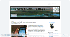 Desktop Screenshot of gpstrackingblog.wordpress.com