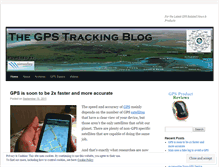 Tablet Screenshot of gpstrackingblog.wordpress.com