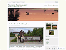 Tablet Screenshot of amateurphoto.wordpress.com