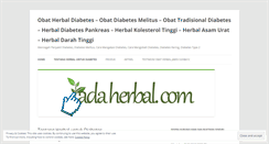 Desktop Screenshot of herbaluntukdiabetes.wordpress.com