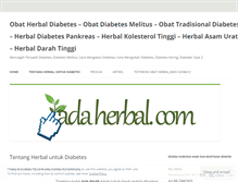 Tablet Screenshot of herbaluntukdiabetes.wordpress.com