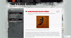 Desktop Screenshot of agreatquestion.wordpress.com