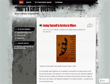 Tablet Screenshot of agreatquestion.wordpress.com