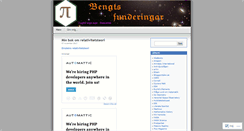 Desktop Screenshot of bengtmn.wordpress.com