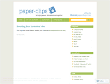 Tablet Screenshot of bluedotpapershop.wordpress.com