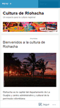 Mobile Screenshot of culturaderiohacha.wordpress.com