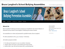 Tablet Screenshot of brucelangfordsschoolbullyingassemblies.wordpress.com