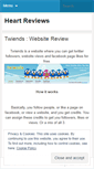 Mobile Screenshot of heartreviews.wordpress.com