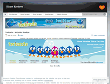 Tablet Screenshot of heartreviews.wordpress.com