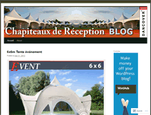 Tablet Screenshot of chapiteaux.wordpress.com