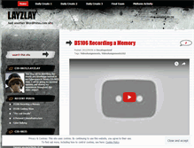 Tablet Screenshot of layzlay.wordpress.com